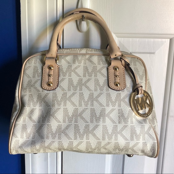 Michael Kors Handbags - Michael Kors MK Signature Small Satchel